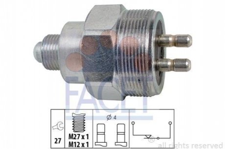 Датчик заднього ходу Sprinter 96-/Vito 03- FACET 7.6324