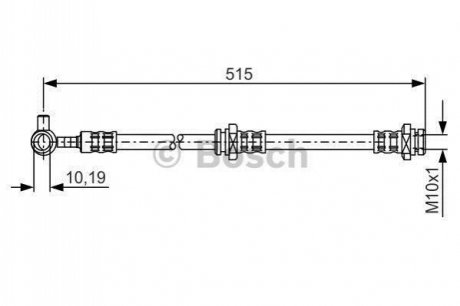 Гальмівний шланг NISSAN X-Trail T30 \'\'FR BOSCH 1987476376