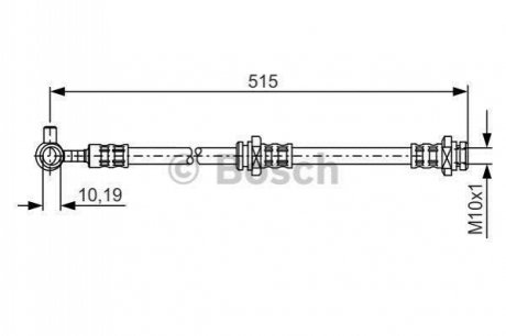 Шланг тормозной BOSCH 1987476378