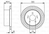 HYUNDAI гальмівний диск задн.H-1 02- BOSCH 0986479V26 (фото 1)