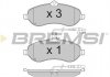 Колодки тормозные (передние) Citroen Jumpy/Fiat Scudo/Peugeot Expert 07- BREMSI BP3283 (фото 1)