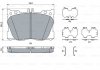 Колодки тормозные (передние) MB C-class (W205)/E-class (W213/C238)/GLC-class (X253)/CLS (C257) 15- BOSCH 0986424335 (фото 1)