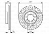 Диск гальмівний BOSCH 0986479A23 (фото 1)