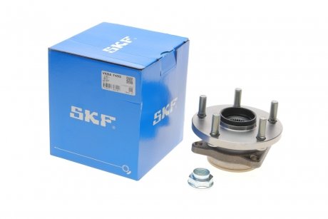 Підшипник призначений для монтажу на маточину, роликовий, з елементами монтажу SKF VKBA 7495 (фото 1)