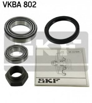 Подшипник ступицы (передней) VW LT -96 (к-кт) SKF VKBA 802 (фото 1)