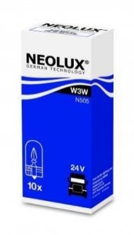 ЛАМПА W3W 24V W2,1x9,5d UNV1 NEOLX NEOLUX N505