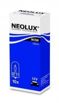 ЛАМПА W3W 12V W2,1x9,5d UNV1 NEOLX NEOLUX N504