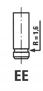 Клапан впускний FIAT/LANCIA 4174/RCR IN FRECCIA R4174RCR (фото 1)