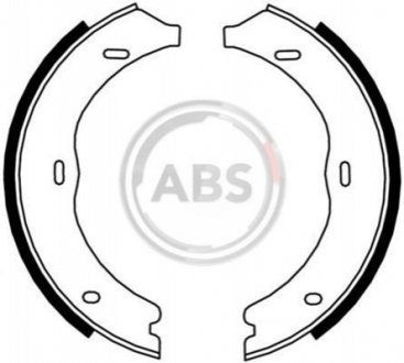 Колодки ручника MB Vito (W639) 03- (186x20) A.B.S. 9176