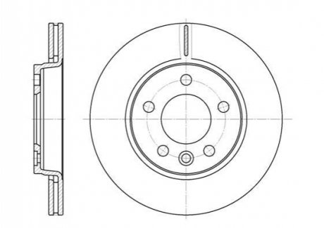 Диск тормозной (задний) VW Crafter 06-11/T5/Multivan V 03-15/T6/Multivan VI 15- (294x22) WOKING D6707.10