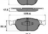 Колодки тормозные (передние) Ford Connect 02-13/Fiesta/Puma 95-03/Focus 02-04/Ka 01-08 National NP2019 (фото 1)