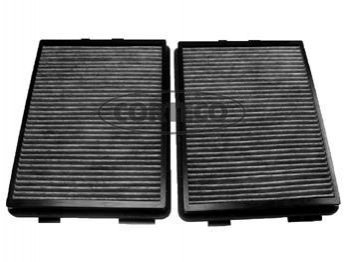 Фильтр салона BMW 5 (E39) (угольный) (к-кт 2 шт.) CORTECO 21651882