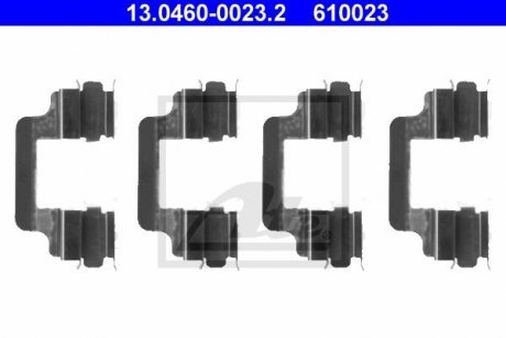 Планка суппорта (заднего) прижимная VW T5 ATE 13.0460-0023.2 (фото 1)