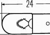 H, 2 W, 24 V, BA 9 s автолампа HELLA 8GP 002 068-241 (фото 2)