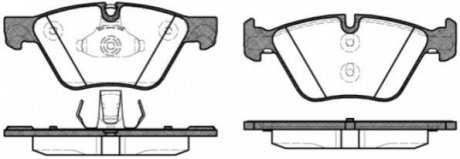 Колодки тормозные (передние) BMW 5 (F10/F11) 09- WOKING P11523.30