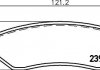 Колодки тормозные (задние) Daewoo Evanda 02-/Magnus 99-06/Chevrolet Epica/Evanda 05-06 HELLA 8DB355011-671 (фото 2)