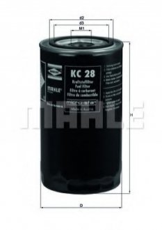 Фильтр топливный MAHLE / KNECHT KC28