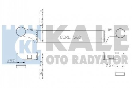 DB інтеркулер W210 2.0/2.9TD Kale 347400