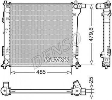 Радіатор HYUNDAI Tucson \'\'15>> DENSO DRM41020