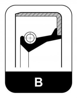Сальник 40x52x7(без напр) ELRING 039.918