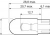 Лампа накаливания W5W 12V 5W Valeo 032211 (фото 2)