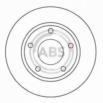 Гальмівний диск AUDI 100 A.B.S. 15712