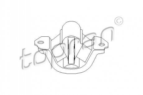 Подушка двигателя перед. TOPRAN / HANS PRIES 201 369