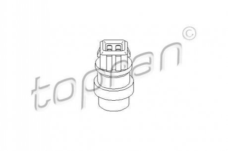 Датчик температуры охлаждающей жидкости VW LT 2.4TD/Caddy II 1.9/T4 1.9/2.4D (4 конт.) TOPRAN / HANS PRIES 103 567 (фото 1)
