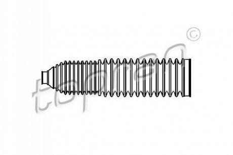 Пыльник тяги рулевой TOPRAN / HANS PRIES 110 172
