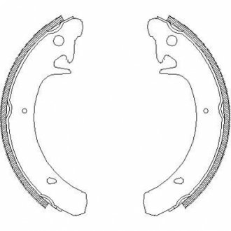 Колодки тормозные WOKING Z4129.00