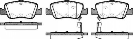 Колодки тормозные (задние) Toyota Auris 06-/Corolla 1.3-2.0D 12- WOKING P12563.02 (фото 1)