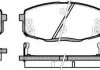 Колодки тормозные (передние) Hyundai i30 07-12/Kia Cee'd 06-/Carens 02-/Cerato 09-/Soul 14- WOKING P11383.12 (фото 1)