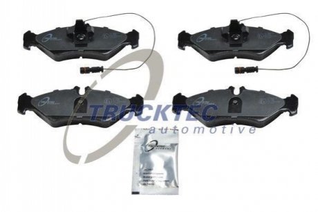 Колодки тормозные (задние) MB Sprinter 208-216 95-06/VW LT 96-06 TRUCKTEC 02.35.084 (фото 1)