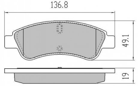 Колодки тормозные (задние) Citroen Jumper/Fiat Ducato/Peugeot Boxer 06- FREMAX FBP-1479