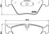 Колодки тормозные (передние) BMW 3 (E90/E91/E92) 07-13/5 (E60/E61) 03-10/X1 (E84) 09-15 BREMBO P 06 057 (фото 1)