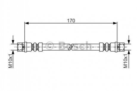 Гальмівний шланг BOSCH 1987476010