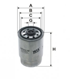 Фильтр топливный VW Passat 1.9 TDI 98-00 WIX FILTERS WF8238