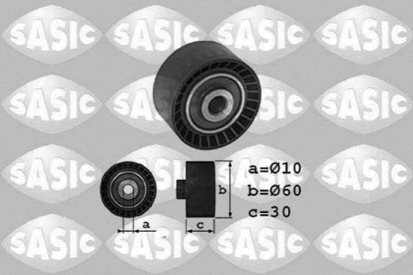Ролик ГРМ Citroen Jumpy 1.9D 98- (паразитный) (60х30) SASIC 1700008 (фото 1)