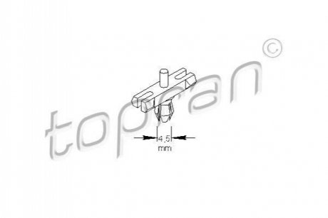 Пружинный зажим TOPRAN / HANS PRIES 101 969