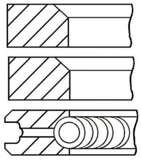 Кільця поршневі GOETZE 08-170707-10