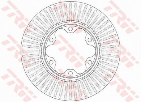 Диск тормозной TRW DF6481
