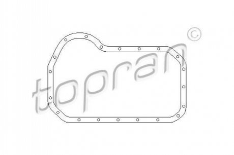 Прокладка поддона VW T4/Caddy 1.9TDI/SDI TOPRAN / HANS PRIES 100 816