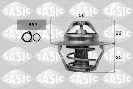 Термостат Opel Vivaro 2.0/Renault Kangoo 1.6 01- SASIC 4000363 (фото 1)