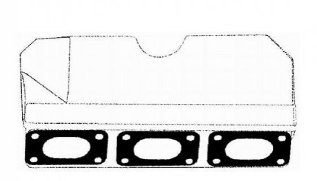 Прокладка коллектора выпускного BMW X3/X5 3.0i 00-06 BGA MG0585 (фото 1)