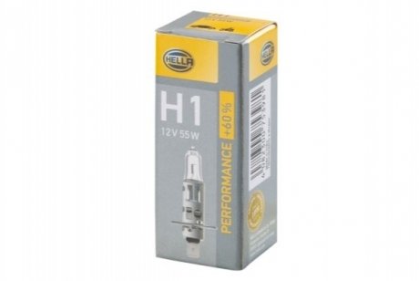 H1 12V 55W Лампа розжарювання PLUS 60% HELLA 8GH 223 498-211