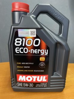 Масло моторное 8100 Eco-nergy 5W30 4L MOTUL 104257