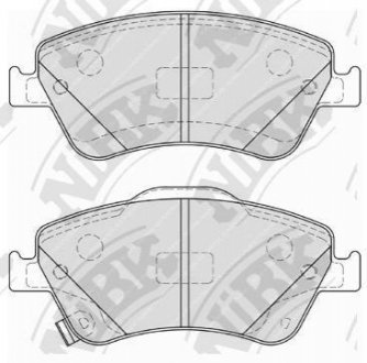 Колодки тормозные (задние) Toyota Auris 06-/Corolla 1.3-2.0D 12- NiBK PN1835