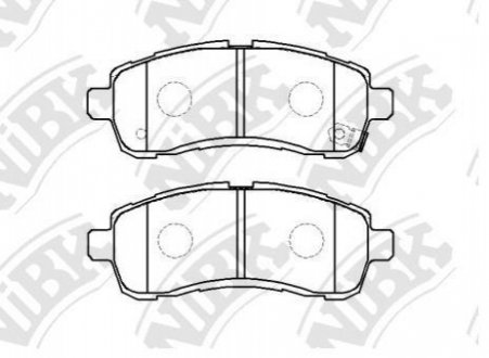 Колодки тормозные NiBK PN0544