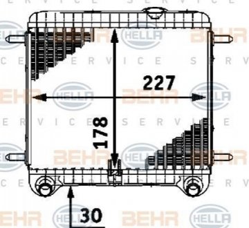 Радиатор (АКПП) HELLA 8MK 376 718-561