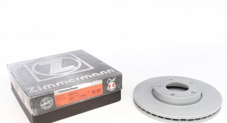 Диск тормозной (передний) Mazda 3 03-14/Mazda 5 05- (278x25) ZIMMERMANN 370.3076.20